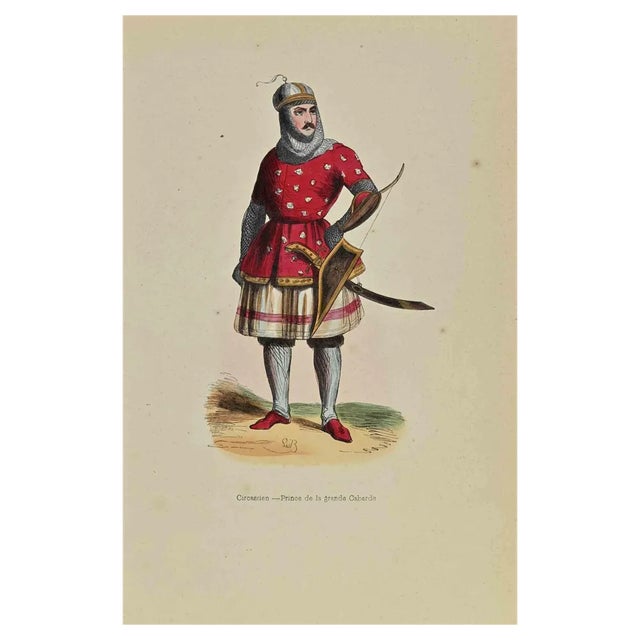 Auguste Wahlen, Circus, Prince of the Great Cabarde, Lithograph, 1844 For Sale