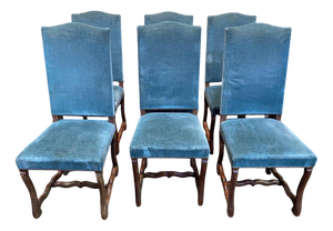 Louis XIII Chairs in the style of sheep Bone, Set of 6