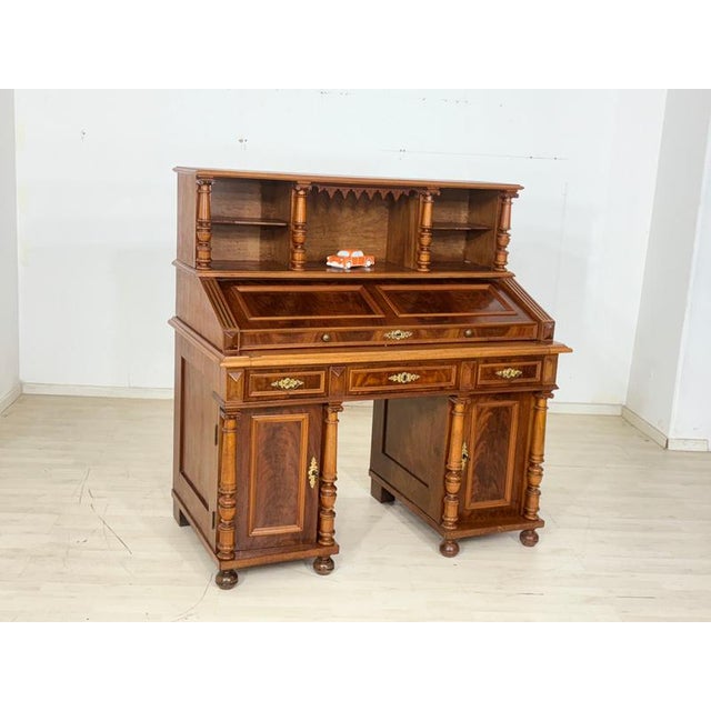 Antique Gründerzeit Secretary, 1880 For Sale - Image 13 of 13