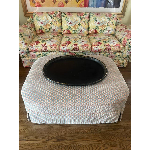 Large Antique Lacquer Paper Mache Tray For Sale - Image 4 of 6