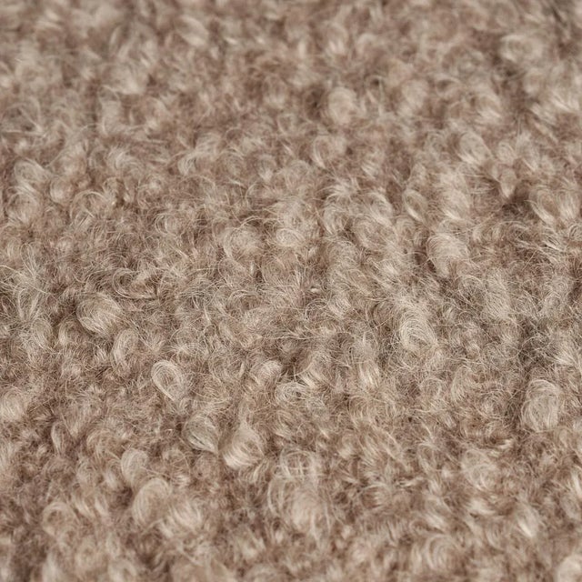 Contemporary Sample - Schumacher Teddy Wool Boucle Fabric in Fawn For Sale - Image 3 of 4