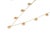 Modern 2.24ct Citrine & Diamond Halo Station Charm Necklace in 14k Yellow Gold For Sale - Image 4 of 18