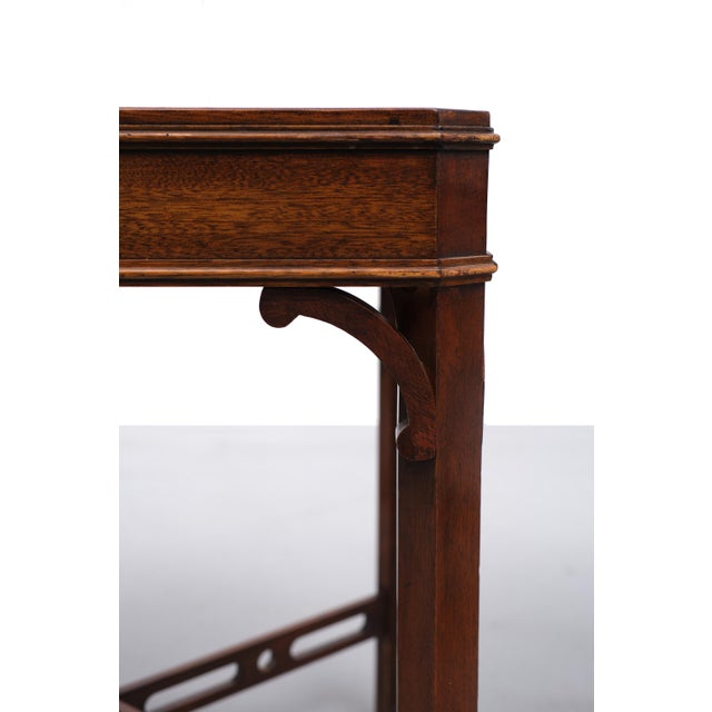 Brown Georgian Revival Mahogany Side Tables by Bevan Funnell, England, 1960s, Set of 4 For Sale - Image 8 of 9