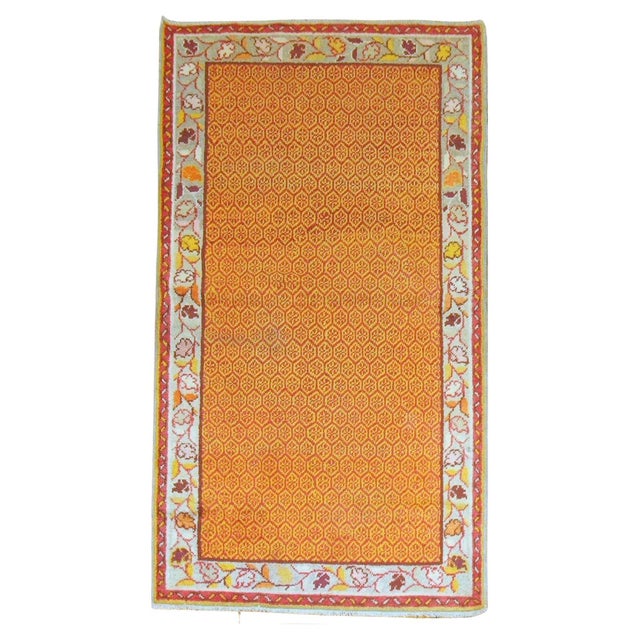 1940s Orange Peel Anatolian Rug - 2'9" x 5'3" For Sale - Image 15 of 18