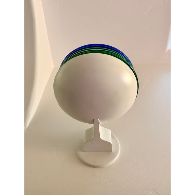 Metal 1980s Leucos L670 Italian Murano and Metal Glass Sconces - a Pair For Sale - Image 7 of 14