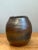 Brown Vintage Brown Glazed Ceramic Vase For Sale - Image 8 of 12