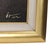 Black Large Scandinavian Modern Abstract Oil Painting Signed Ivar Bruun, Gilt Frame, 46" For Sale - Image 8 of 12