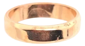18 Karat Yellow Gold Wedding Ring / Bridal Band