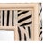 Mecox Exclusive Patched Faux Zebra Mirror Stamped Cowhide Inspired from an 1940s Vintage Zebra Mirror with Aged Linen...