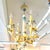 Vintage Painted Metal Flower Chandelier For Sale In Minneapolis - Image 6 of 7