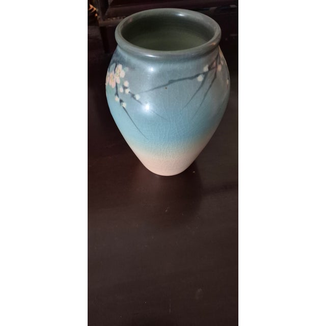 Rookwood Pottery Rookwood Pottery 1920 Floral Vellum by Edward T. Hurley For Sale - Image 4 of 7