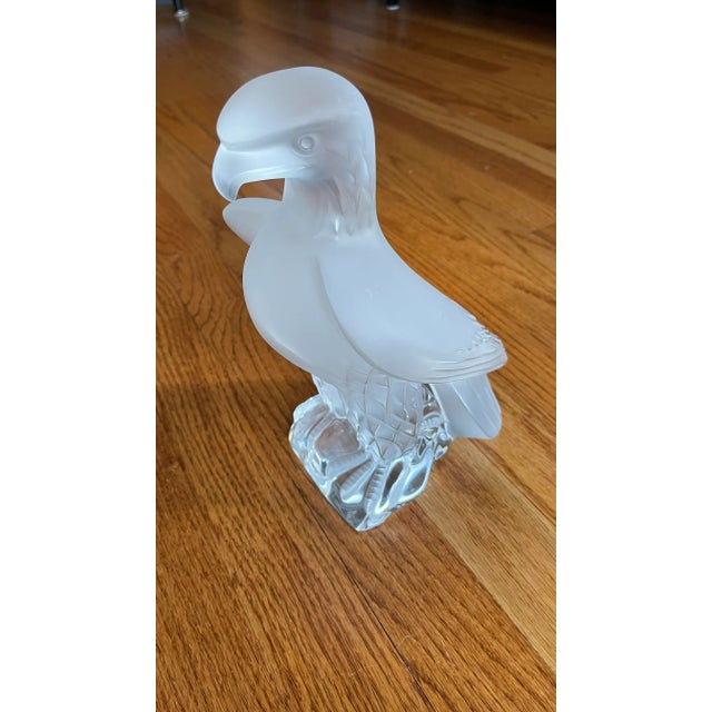 French 2000s Lalique Liberty Eagle Figurine For Sale - Image 3 of 9