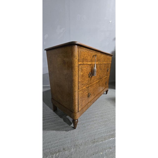 Wood French Amboyna Chest of Drawers, 1880s For Sale - Image 7 of 13
