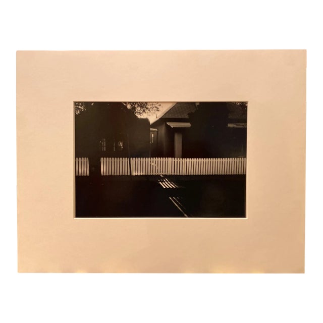 1980s Photograph with Picket Fence by Ray Metzker For Sale