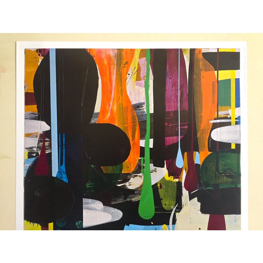 Astrid Sylwan Abstract Lithograph Print Sweden Museum Poster 