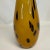 Vintage Murano Italian Tiger Spot Boho Chic Handblown Amber Opaque Glass Vase For Sale - Image 6 of 12