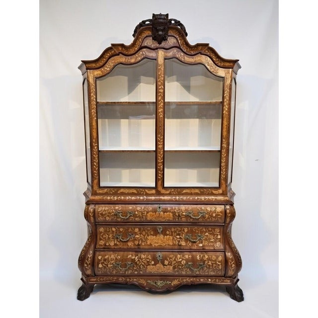 Antique Dutch Display Cabinet, 1800s For Sale - Image 12 of 12