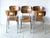 Industrial Vintage School Chairs, 1970s, Set of 6 For Sale - Image 3 of 18