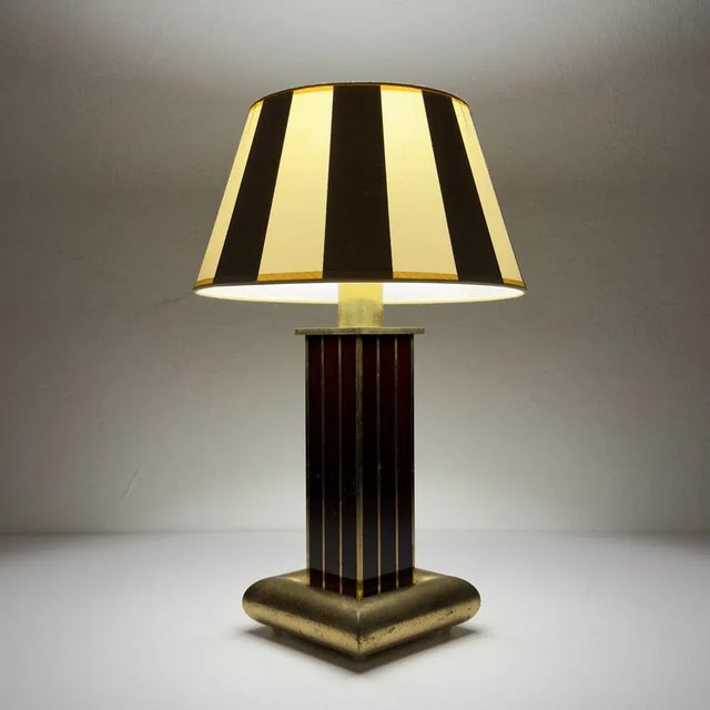 Metal Vintage Table Lamp by AV Vikić, 1980s For Sale - Image 7 of 15