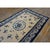 1890s Beige Classic Greek Key Vase Antique Chinese Peking Small Knotted Wool Rug For Sale - Image 4 of 8