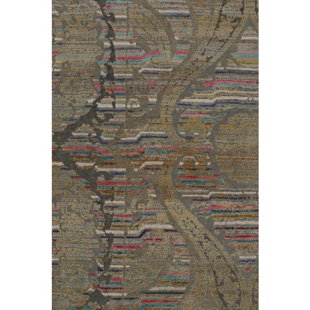 Rug & Kilim’s Classic Style Rug With Polychromatic Patterns For Sale In New York - Image 6 of 7
