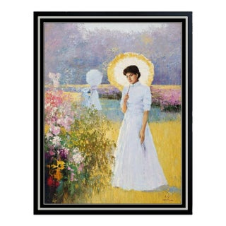 Late 20th Century The Garden Sunshine, Hans Amis For Sale