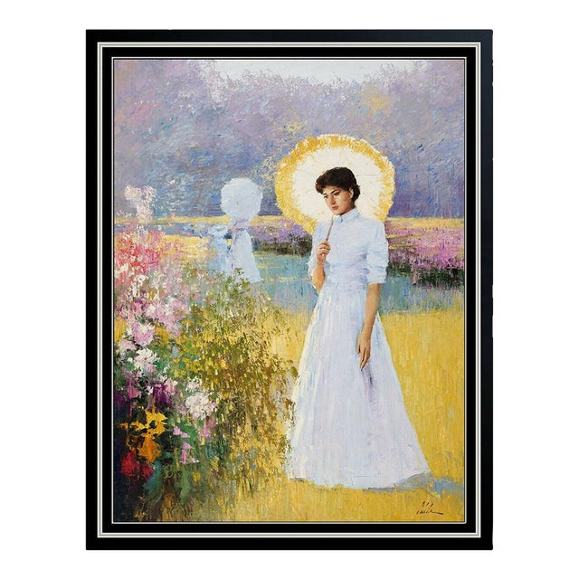 Late 20th Century The Garden Sunshine, Hans Amis For Sale