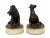 Figurative Antique Bronze Sculpture Paperweights: Wounded Stag & Wild Boar - a Pair For Sale - Image 3 of 12