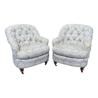 1990s Ethan Allen Club Chairs - Set of 2 For Sale