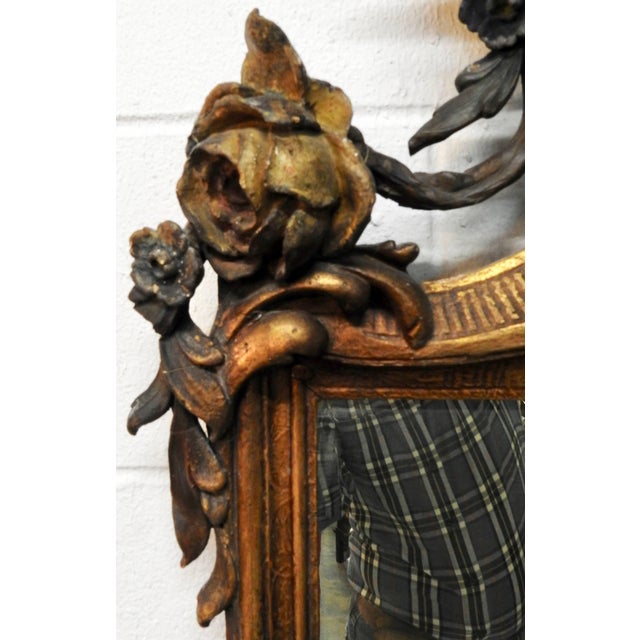 Late 19th Century 19th Century French Flower Basket Mirror For Sale - Image 5 of 11