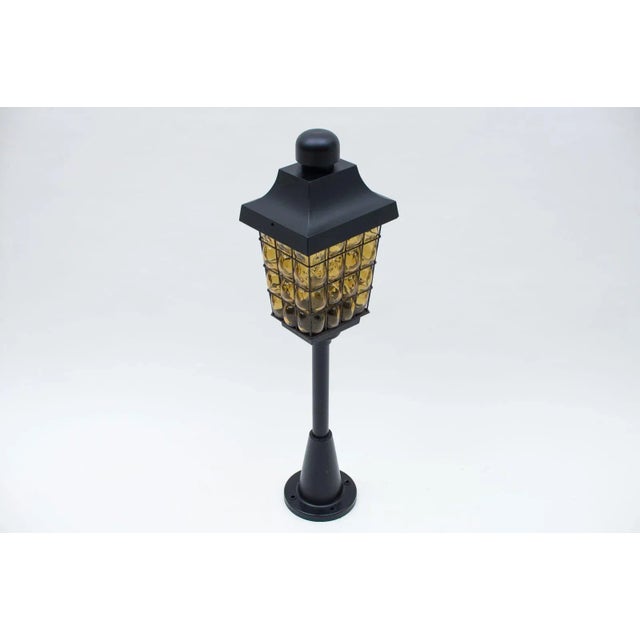 German Bubble Glass Outdoor Light by Hofmeister, 1960s , in Very Good conditions. Designed 1960 to 1969 Up to 250V...