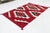 Red 6x9 Handmade Modern Navajo Style Wool Rug - Vibrant Red Geometric Design For Sale - Image 8 of 10