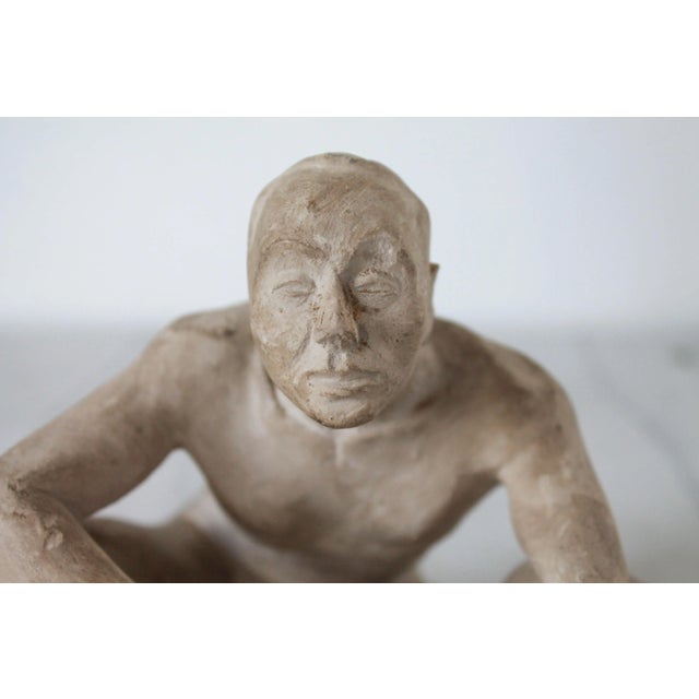 1950"s Seated Nude Figural Sculpture For Sale In Milwaukee - Image 6 of 12