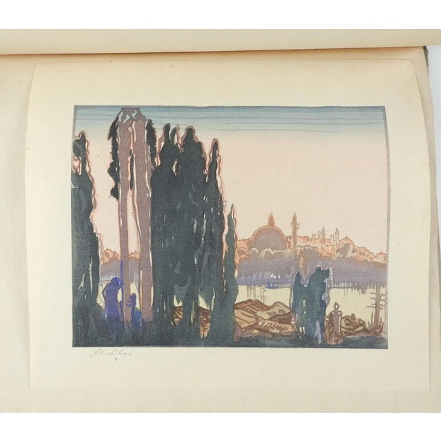 Vintage 1924 Urushibara 10 Woodcuts After Brangwyn For Sale - Image 9 of 13