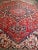 Vintage Oversize Persian Heriz Serapi Rug, Hand-Knotted Geometric Pattern, Red & Blue, 11’ X 15’ For Sale In Chicago - Image 6 of 12