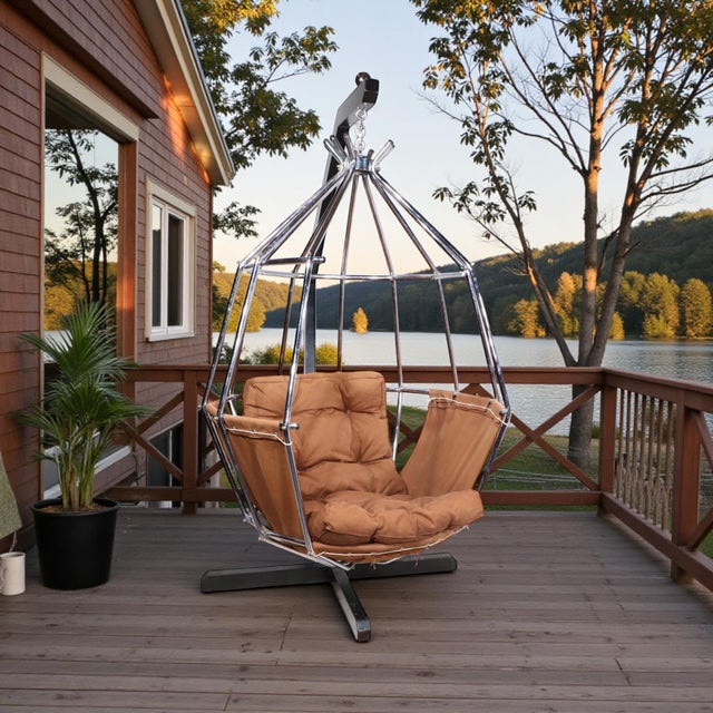 Space Age Hanging Parrot Chair by Ib Arberg Made in Sweden C. 1970's For Sale - Image 12 of 12