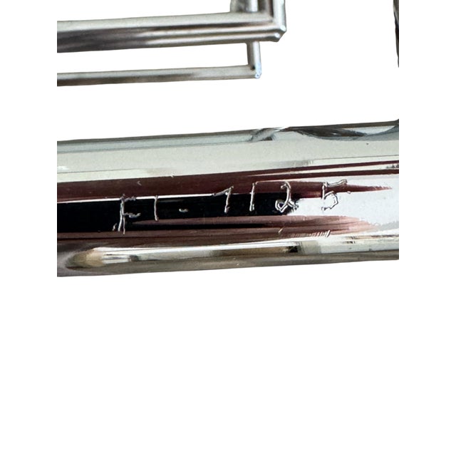 1970s Chrome and Glass Bar Cart For Sale - Image 10 of 11