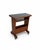 Mid-Century Modern Serving Trolley in Oak Wood with Black Tile Top and Wheels, 1950s For Sale - Image 3 of 10