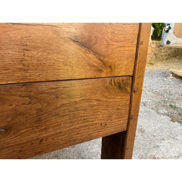 Antique Oak Trunk, 19th Century For Sale - Image 15 of 18