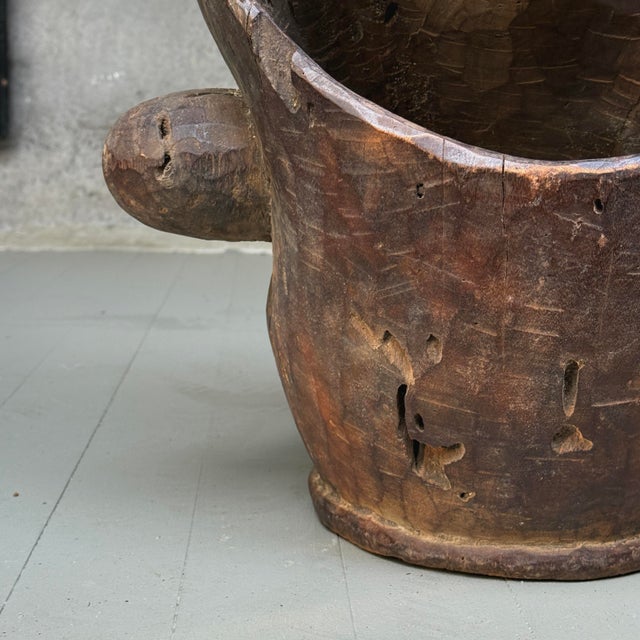 Antique Hand Carved Cameroonian African Batcham Headdress/Chair For Sale - Image 12 of 12