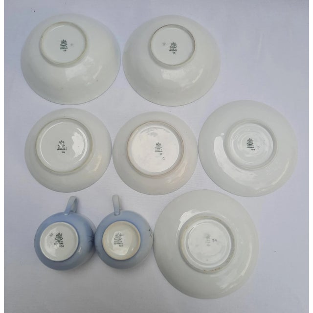 1960s Vintage Bing and Grondahl Cornflower Tea Set- 8 Pieces For Sale - Image 5 of 10