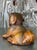 Brown Vintage Shanghai Handicrafts Weave Dog For Sale - Image 8 of 11
