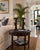 Pair of Vintage Cast Metal Palm Tree & Climbing Monkey Candlesticks For Sale - Image 10 of 12