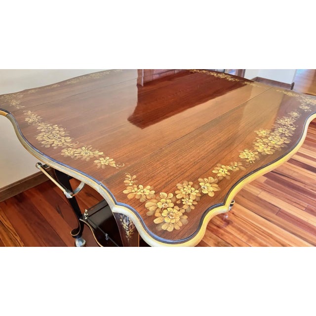 1980s Union National Furniture Company Flip Top Butler's Cart For Sale - Image 9 of 15