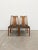 Set of 4 authentic vintage mid century modern dining chairs. By Parker Knoll (unmarked.). This set is in excellent...