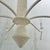 Original retail $2110, stylish Currey & Company Modern White Twine Donnybrook Chandelier, showroom floor sample