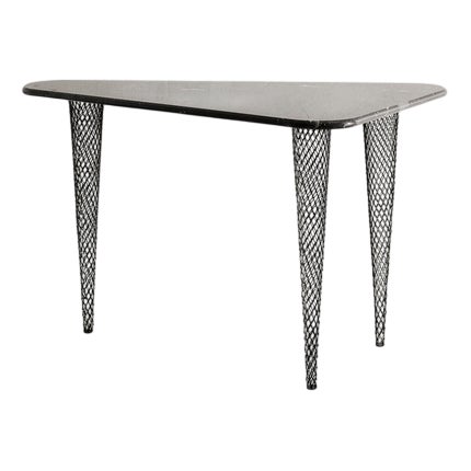Contemporary Black Sculptural 45 Degrees North Latitude Console Table by Shiro Kuramata, 1985 For Sale