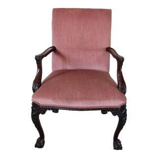 Claw & Ball Centennial Open Arm Chair For Sale