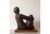 Wood C1961 Austin Productions American Regional Female Sculpture Ala Dust Bowl Era With Angst For Sale - Image 7 of 11