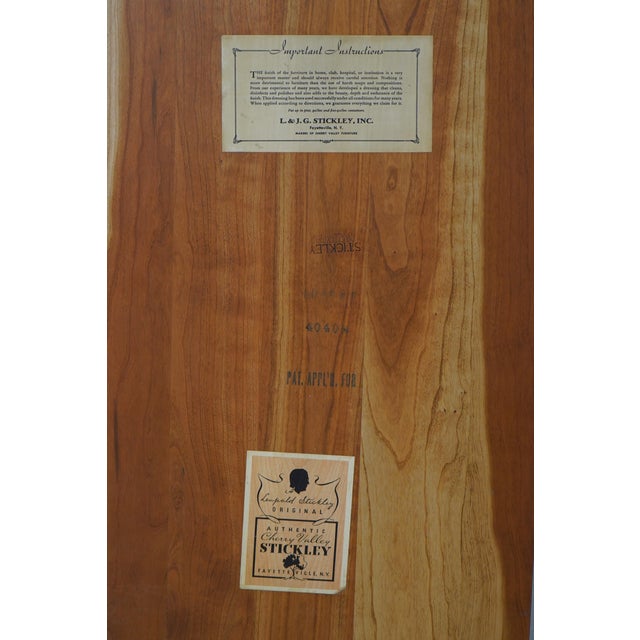 Stickley Cherry Valley Duncan Phyfe Dining Table For Sale - Image 18 of 18